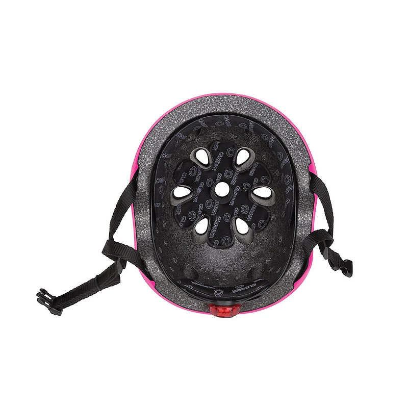 Globber Helmet With Light - Pink