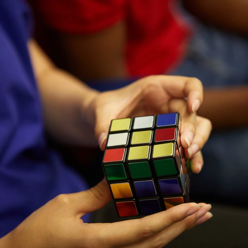 Rubik's Metallic 40th Anniversary Cube, 3x3 Cube with a Twist, Classic Problem-Solving Puzzle Toy