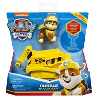  PAW Patrol, Bulldozer de Ruben avec figurine à collectionner