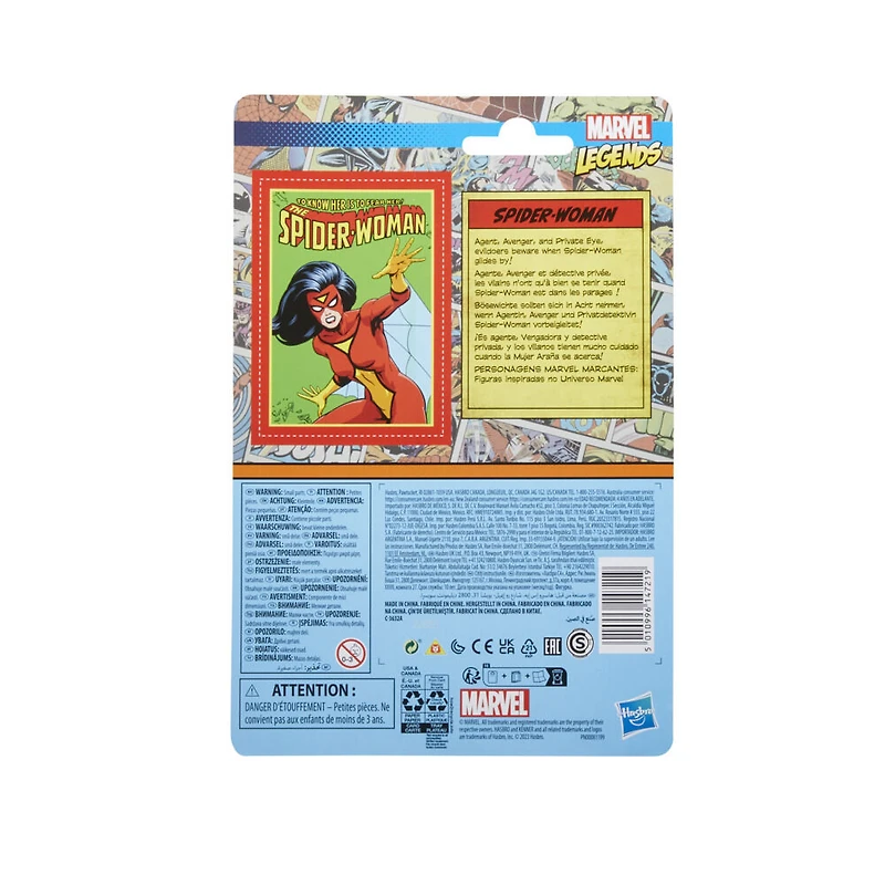 Marvel Legends Series Retro 375 Collection Spider-Woman Action Figures 3.75 Inch