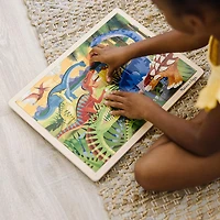 Melissa and Doug - Dinosaures puzzle en bois