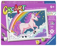 CreArt Licorne - Peinture par numéros