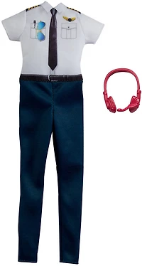 ​Barbie Fashion Pack, Career Pilot Doll Clothes for Barbie with 1 Pilot Uniform & 1 Headset