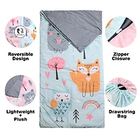 Kids Slumber Bag, Woodland Fun