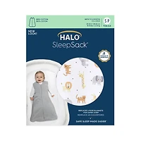 HALO SleepSack Wearable Blanket - Cotton - Jungle  Large 12-18 Months