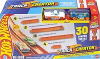 Hot Wheels-Coffret Piste Deluxe Track Creator-coffret avec 2véhicules