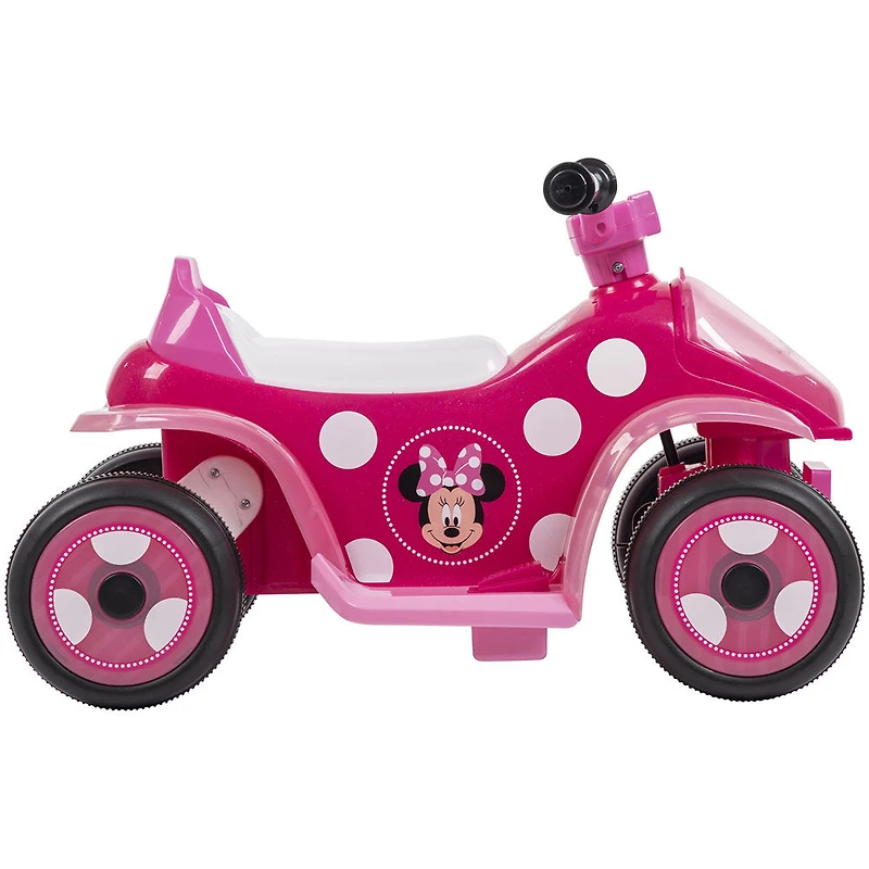 Minnie de Disney, jouet porteur, 6 volts, Quad par Huffy, Rose