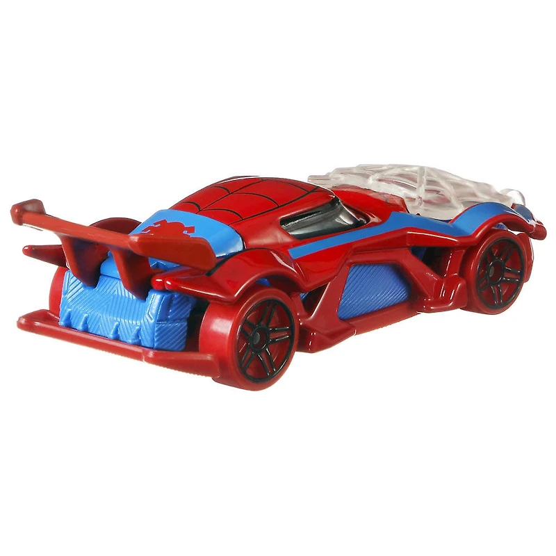 Hot Wheels Disney 100 Marvel Spider-Man Character Car, 1:64 Scale