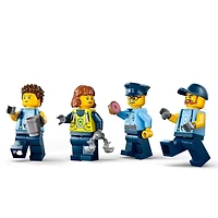 LEGO City Custom Police Car Garage Building Toy - Pretend Play Set for Boys & Girls, Ages 6+ - 60457