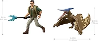 Jurassic World Rebirth Coffret figurines Dr Henry Loomis, Ptéranodon