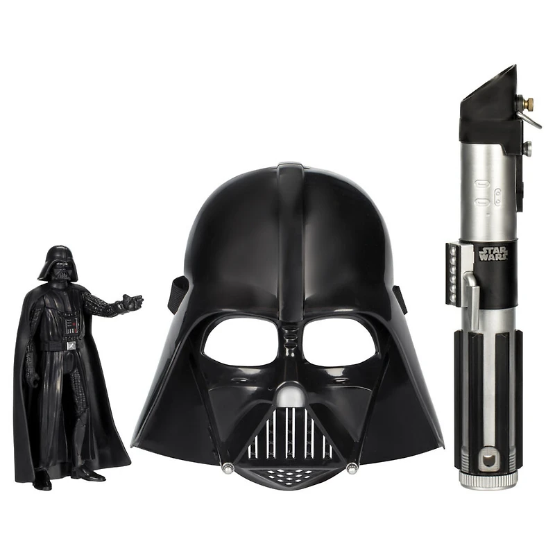Star Wars Darth Vader Dark Side Set, Lightsaber, Mask, Action Figure & Accessory