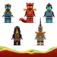 LEGO NINJAGO La Voiture Transformable de Jay, Voiture de Ninja, Ensemble de Construction avec 5 Figurines 71856