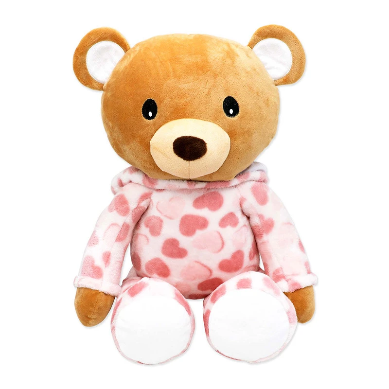 Jesse & Lulu Lounge Sleepover Bear: Pink Heart