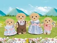 Calico Critters Yellow Labrador Family, ensemble de 4 figurines de poupée à collectionner