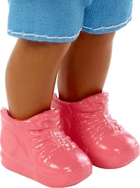 Barbie Small Doll and Accessories, Babysitters, Inc. Set with Table, Chair and 5 Pieces