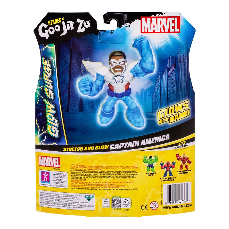 Héros De Goo Jit Zu Marvel S9 W1 Héros Pk Captain America Sam Wilson