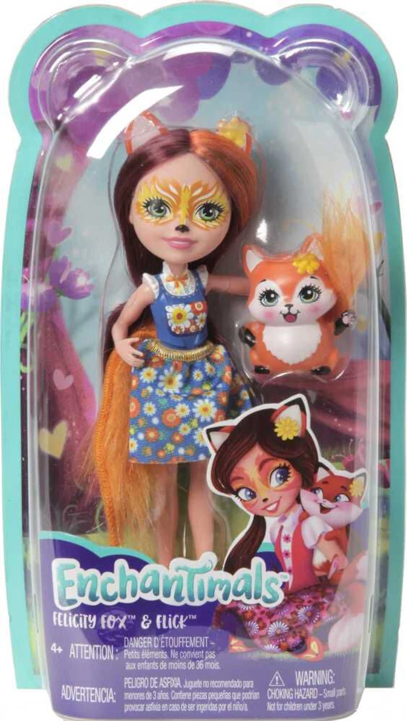 Mini-poupée Enchantimals Felicity Renard et son Amie Flick la Renarde - Notre exclusivité