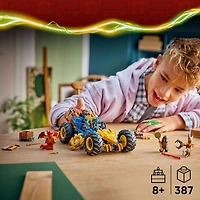 LEGO NINJAGO La Voiture Transformable de Jay, Voiture de Ninja, Ensemble de Construction avec 5 Figurines 71856