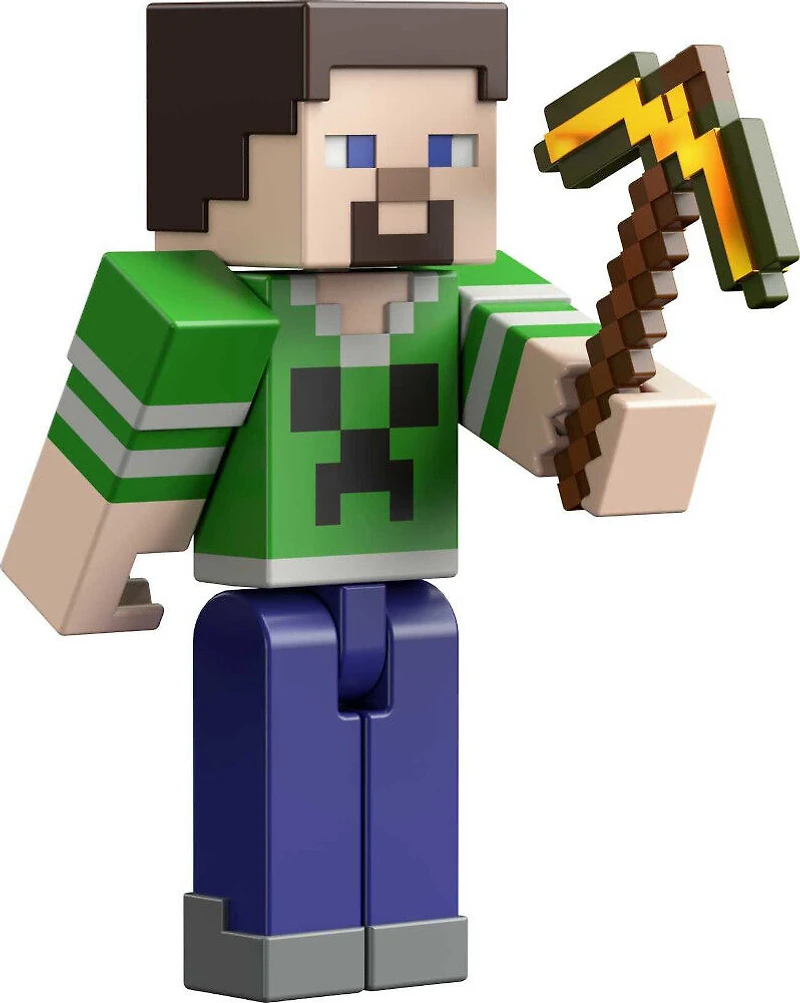 Minecraft - Figurine - Crée-Un-Portail - Steve