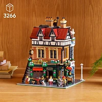 LEGO Icons La bâtisse Tudor Ensemble de construction de modèle réduit Décoration de bureau à domicile pour adultes 10350