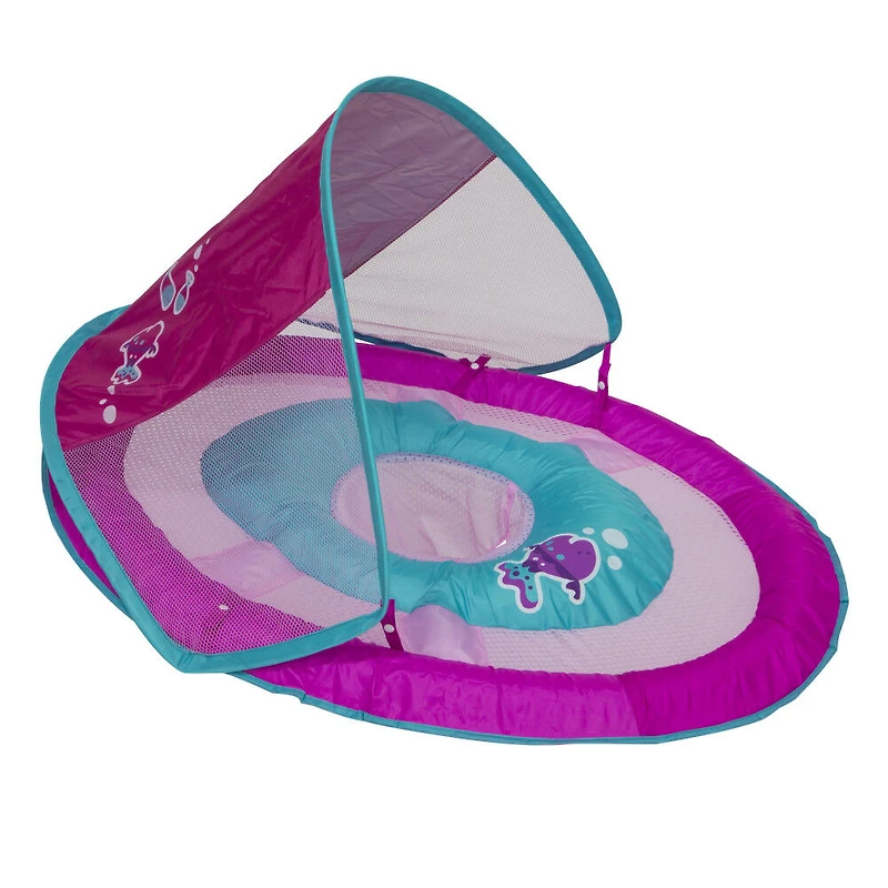 SwimWays, Bouée et pare-soleil Baby Spring Float - Poisson rose