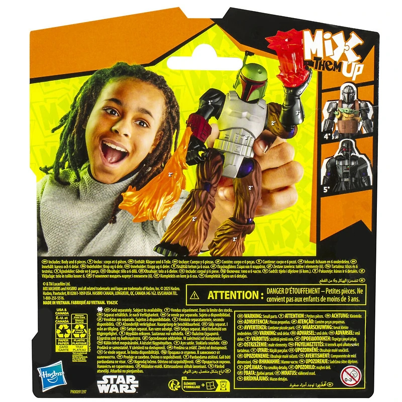 MixMashers Star Wars Boba Fett Custom Mix-And-Match Action Figure & Accessories