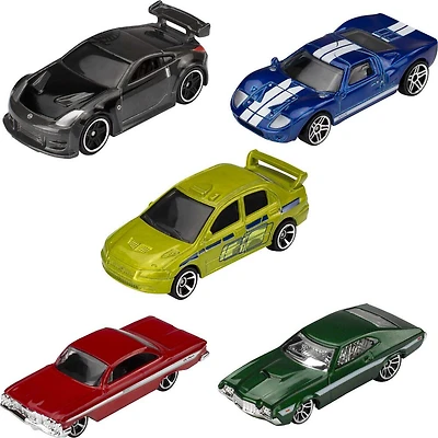 Hot Wheels - Coffret 5 véhicules FAST & FURIOUS