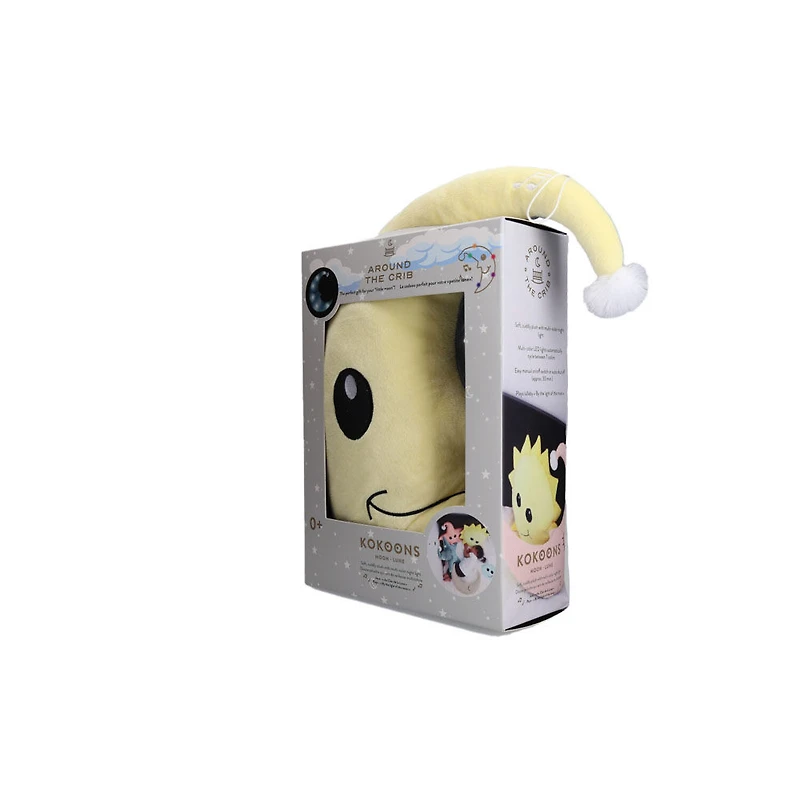 Kokoons Croissant de Lune en Peluche Lumière and Mélodie Ivoire/Rose Fumé de Around The Crib