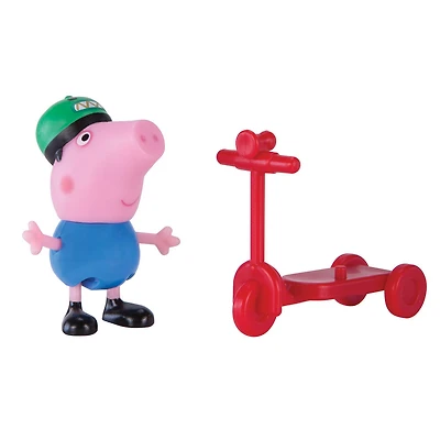 Peppa Pig - George avec scooter - Édition anglaise