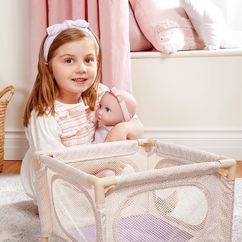 LullaBaby - Set de jeu de chambre de Bébé et poupée