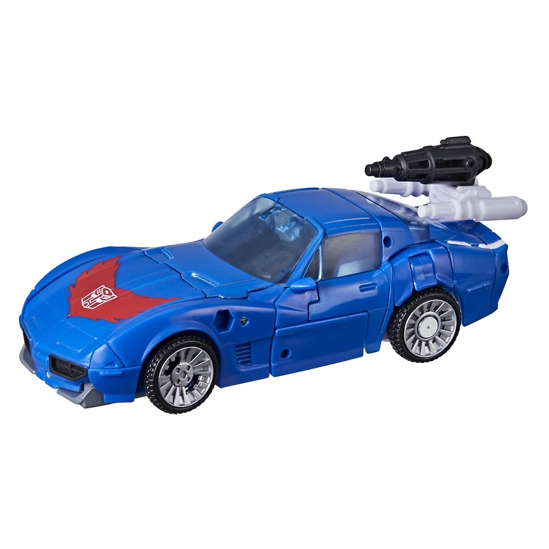 Transformers Generations War for Cybertron: Kingdom, figurine WFC-K26 Autobot Tracks classe Deluxe