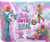 Barbie-Calendrier de l'Avent Cutie Reveal-1 poupée et 24 surprises