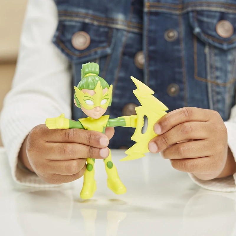 Marvel Spidey et ses Amis Extraordinaires, figurine Electro, jouet de héros précscolaire avec accessoire