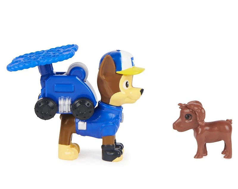 PAW Patrol, Big Truck Pups Chase Action Figure with Clip-on Rescue Drone, Command Center Pod and Animal Friend