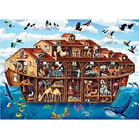 1000 Pièces "EZGrip" "Cut-Aways" "Noah's Ark" Grand Puzzle