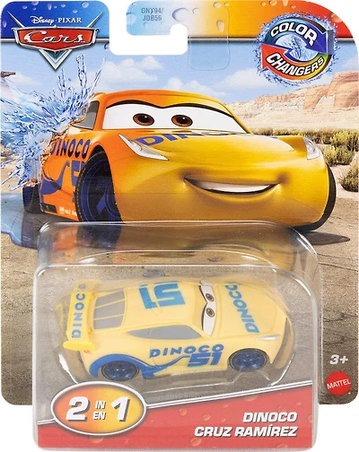 Disney et Pixar Cars Changeurs de couleurs Dinoco Cruz Ramirez