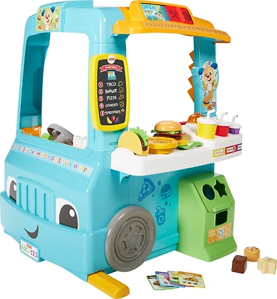 Fisher-Price - Rires et Éveil - Camion-restaurant Bouchée de plaisir - Édition anglaise