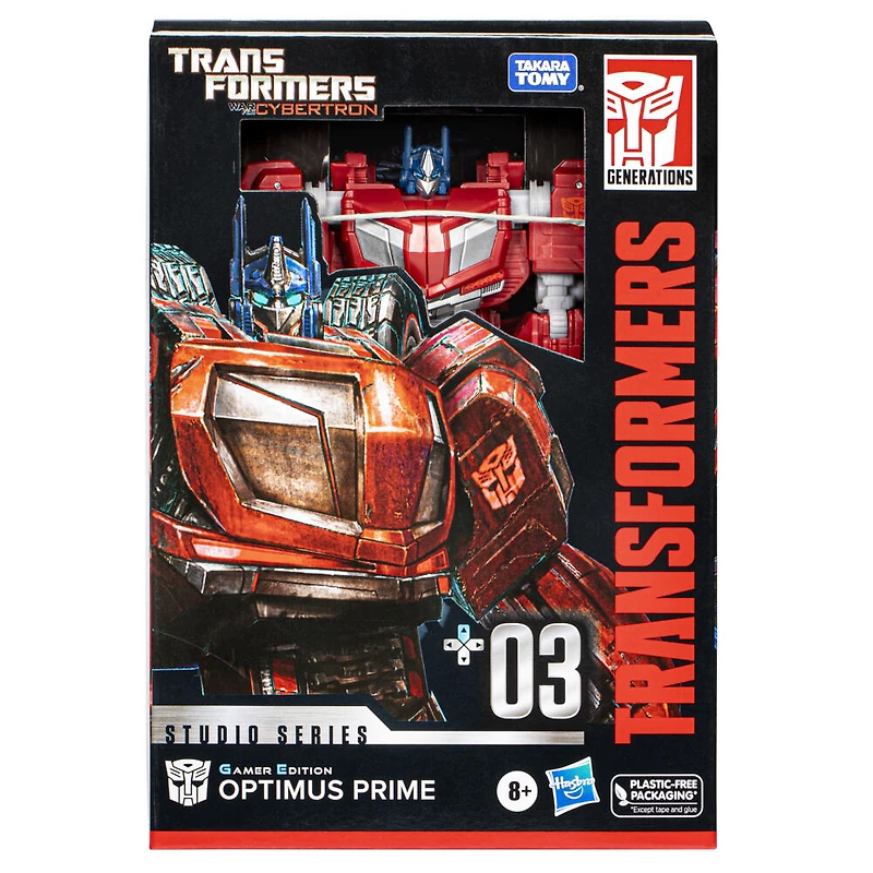 Transformers Studio Series Voyager 03 Transformers: War for Cybertron Gamer Edition Optimus Prime 6.5 Inch Action Figure