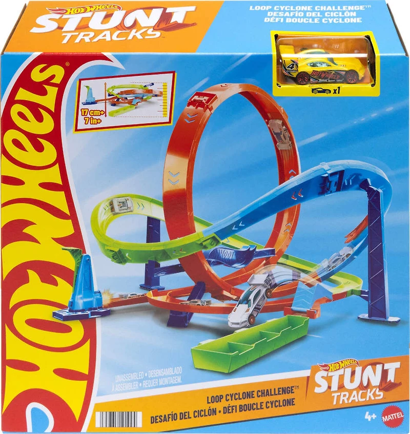 Hot Wheels - Action - Défi Boucle Cyclone, véhicule à l'échelle 1:64