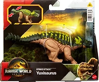 Jurassic World Rebirth Strike Attack Yuxisaurus Dinosaur Toy, Single Strike Action, Authentic & Posable