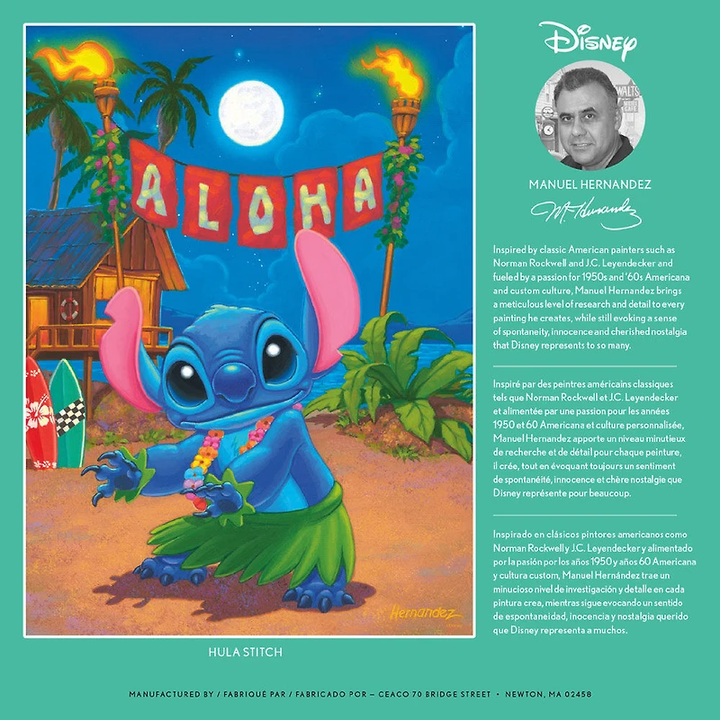 200PC Disney Friends Puzzle-Hula Stitch