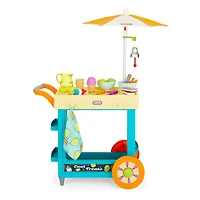 Kiosque 2 en 1 de citronnades et glaces Little Tikes avec 25 accessoires et tableau