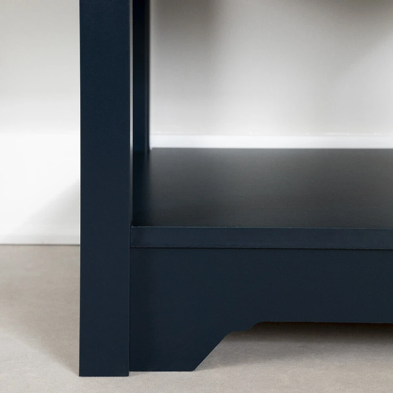 Hazen Table de chevet Bleu marin