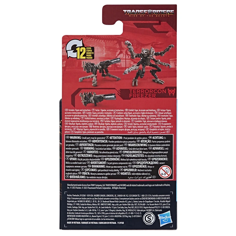 Transformers Studio Series, figurine Terrorcon Freezer classe Origine, de 8,5 cm, Transformers: Rise of the Beasts