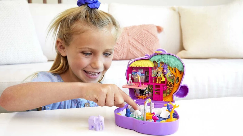 Polly Pocket Elephant Adventure Compact