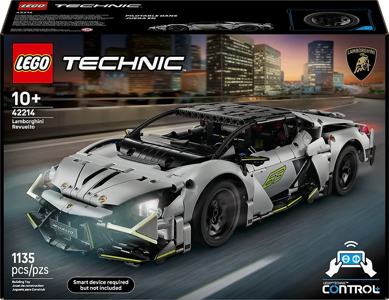 LEGO Technic Lamborghini Revuelto Super Sports Car Kids Toy - Building Toy for Girls & Boys - 42214