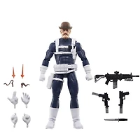 Marvel Legends Series S.H.I.E.L.D. Nick Fury Jr., Sharon Carter, and Dum Dum Dugan Action Figures