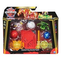 Bakugan Battle 5-Pack, Special Attack Bruiser, Dragonoids, Hammerhead, Nillious; Customizable, Spinning Action Figures