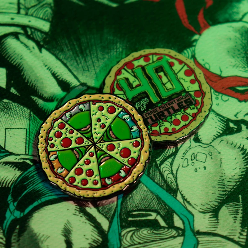 Pièce de collection Édition Limitée des Tortues Ninja Ados Mutantes - 40e Anniversaire