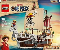 LEGO ONE PIECE Le Bateau Pirate Vogue Merry, Ensemble de Bateau avec 5 Figurines de l'Anime 75639